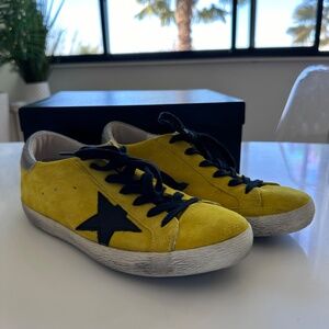 Yellow Suede Golden Goose Sneakers